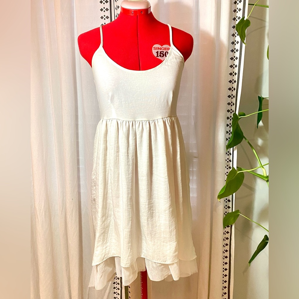 Anthropologie cotton layering slip